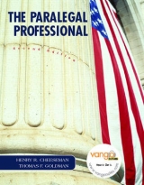 The Paralegal Professional - Cheeseman, Henry R.; Goldman, Thomas F.