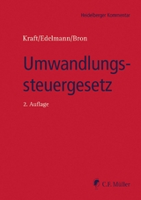 Umwandlungssteuergesetz - Swen Oliver Bäuml, Oliver Braatz, LL.M. Bron  Jan Frederik, Elisabeth Dworschak, Ralf Michael Ebeling, Georg Edelmann, MBR Hölzl  Michael, LL.M. Klett  Sabine, Cornelia Kraft, Gerhard Kraft, M.A. Sparfeld  Silvia, Oliver Trautmann, Katja Weigert, Lutz Enno Werner, Peter Wochinger