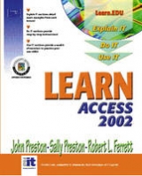 Learn Access 2002 Volume I - Preston, John; Preston, Sally; Ferrett, Robert