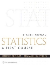 Statistics - Freund, John; Perles, Benjamin