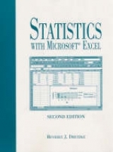 Statistics with Excel - Dretzke, Beverly J.