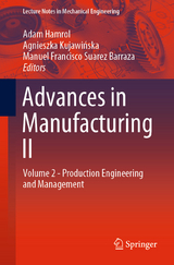 Advances in Manufacturing II - 