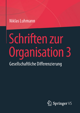 Schriften zur Organisation 3 -  Niklas Luhmann