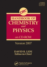 Handbook of Chemistry and Physics on CD-ROM Version 2007 - Lide, David R.