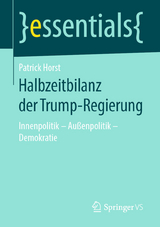 Halbzeitbilanz der Trump-Regierung - Patrick Horst