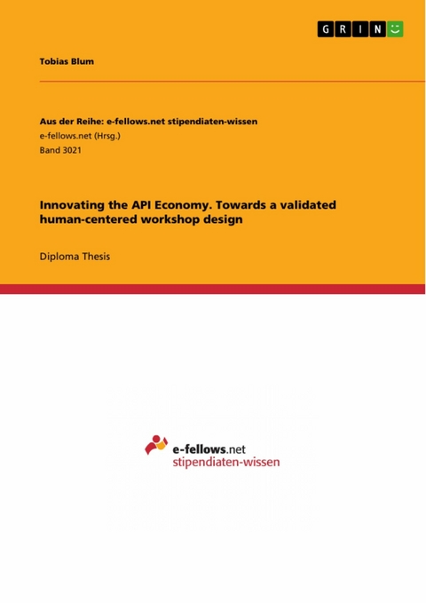 Innovating the API Economy. Towards a validated human-centered workshop design -  Tobias Blum