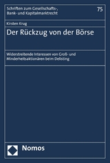 Der Rückzug von der Börse - Kirsten Krug