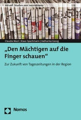 "Den Mächtigen auf die Finger schauen" - Claudia Mast, Klaus Spachmann, Katherina Georg