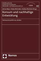 Konsum und nachhaltige Entwicklung - 