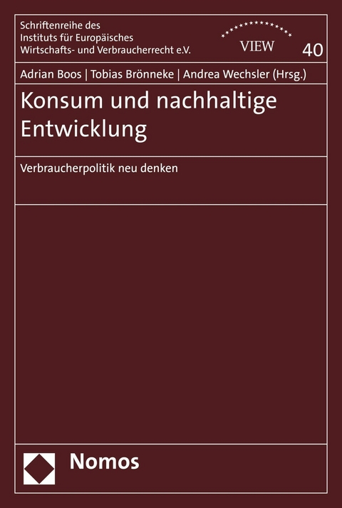 Konsum und nachhaltige Entwicklung - 