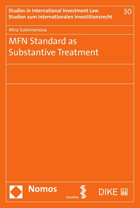 MFN Standard as Substantive Treatment - Mira Suleimenova