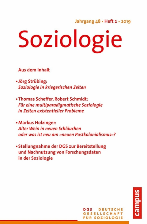 Soziologie 2/2019 - 