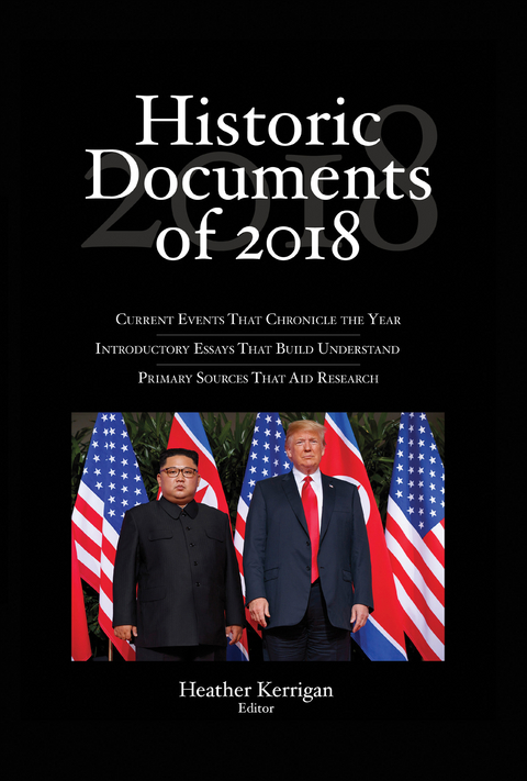 Historic Documents of 2018 - 