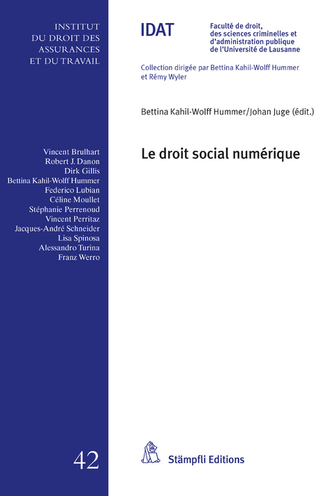 Le droit social numérique - 