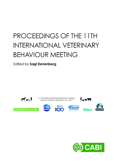 Proceedings of the 11th International Veterinary Behaviour Meeting - 