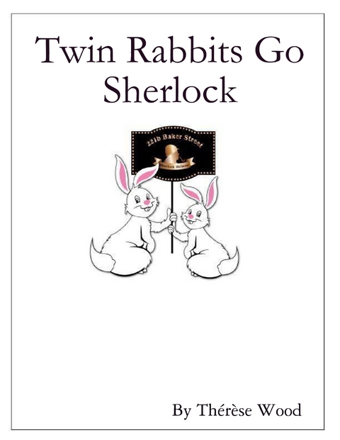 Twin Rabbits Go Sherlock -  Wood Therese Wood