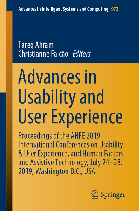 Advances in Usability and User Experience - 