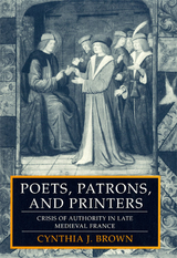 Poets, Patrons, and Printers - Cynthia J. Brown