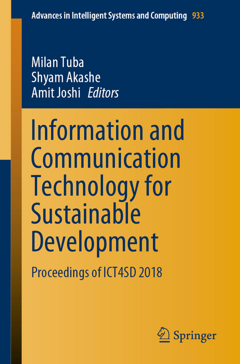 Information and Communication Technology for Sustainable Development - 