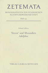 Terenz' und Menanders Adelphoe - Eckard Lefèvre