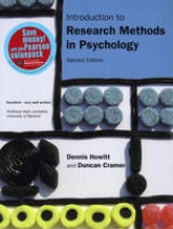 Valuepack:Introduction to Research Methods in Psychology/Introduction to SPSS in Psychology:For Version 16 and earlier/Introduction to Statistics in Psychology - Howitt, Dennis; Cramer, Duncan