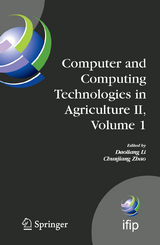 Computer and Computing Technologies in Agriculture II, Volume 1 - 