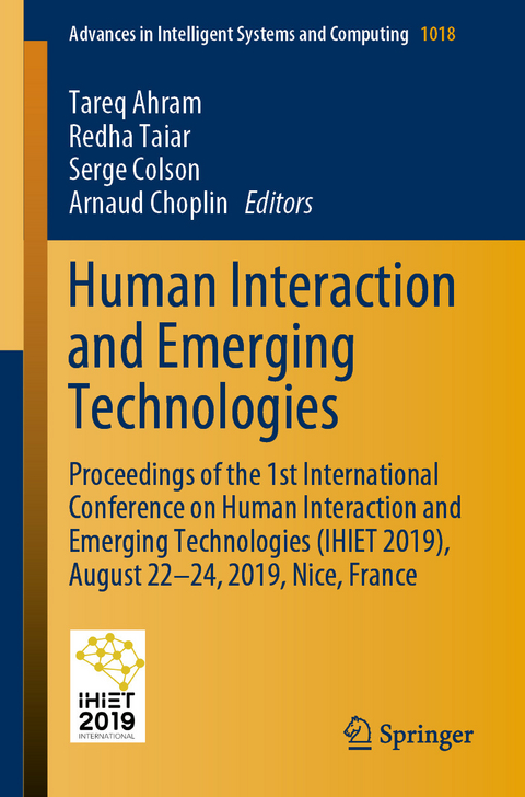 Human Interaction and Emerging Technologies - 