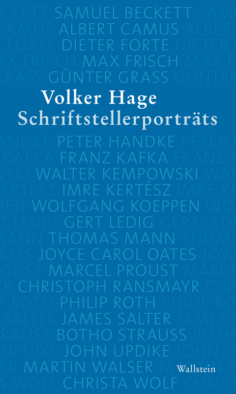 Schriftstellerporträts - Volker Hage