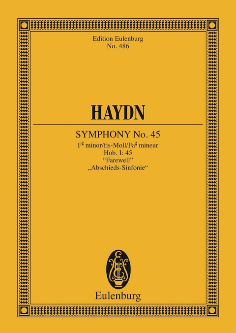 Symphony No. 45 F# minor, "Farewell" - Joseph Haydn