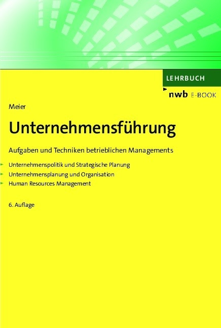 Unternehmensführung - Harald Meier