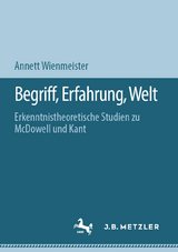 Begriff, Erfahrung, Welt - Annett Wienmeister