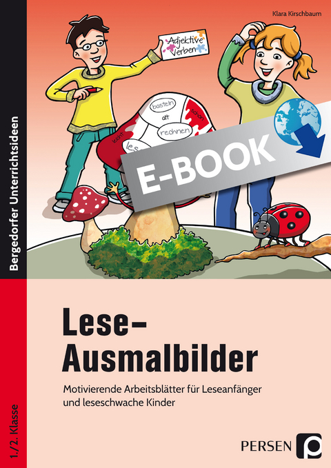 Lese-Ausmalbilder - Klara Kirschbaum