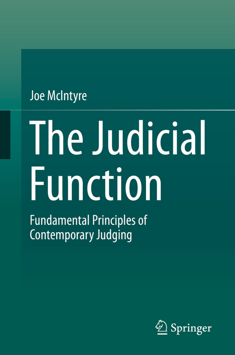 The Judicial Function - Joe McIntyre