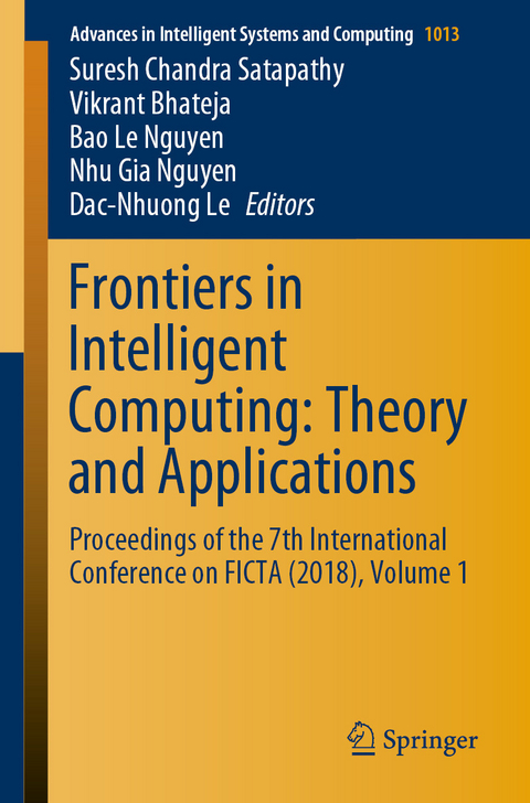 Frontiers in Intelligent Computing: Theory and Applications - 