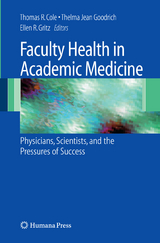 Faculty Health in Academic Medicine - 