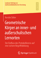 Geometrische Körper an inner- und außerschulischen Lernorten - Kerstin Sitter