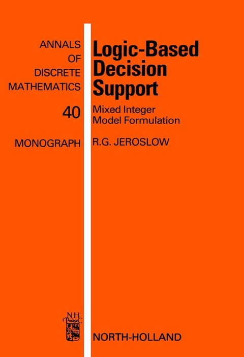 Logic-Based Decision Support -  R.G. Jeroslow