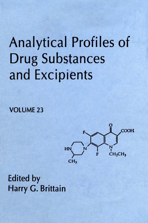 Analytical Profiles of Drug Substances and Excipients - 