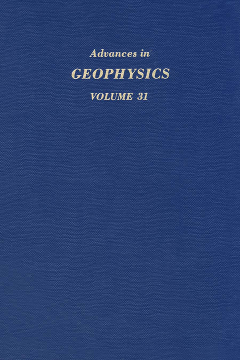 Advances in Geophysics