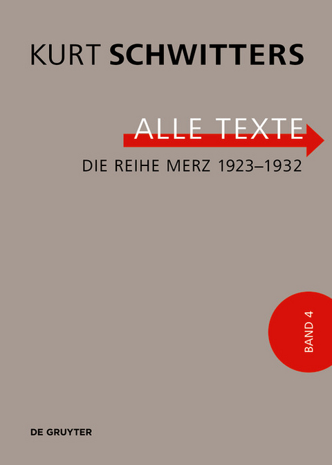 Die Reihe Merz 1923-1932 -  Kurt Schwitters