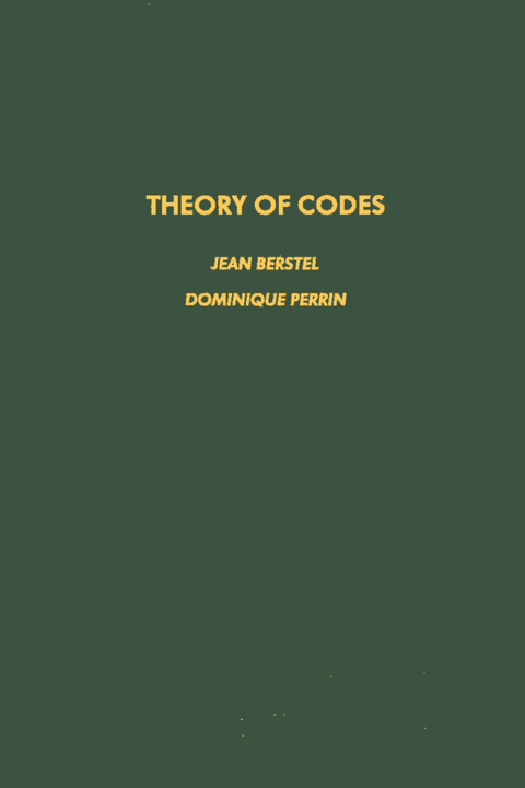 Theory of Codes