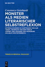 Monster als Medien literarischer Selbstreflexion - Constanze Geisthardt