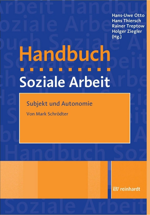 Subjekt und Autonomie -  Mark Schrödter