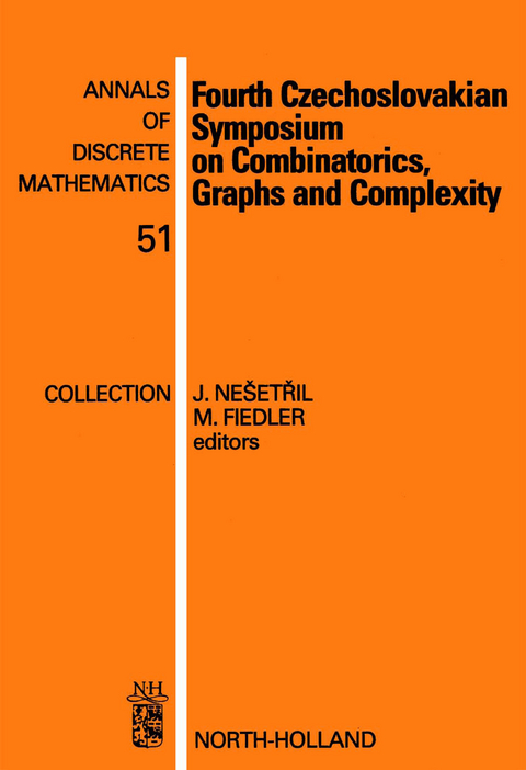 Fourth Czechoslovakian Symposium on Combinatorics, Graphs and Complexity - 