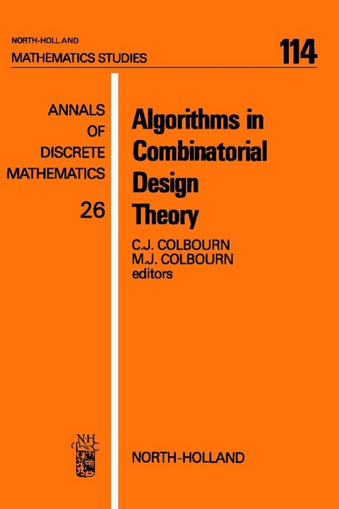 Algorithms in Combinatorial Design Theory - 