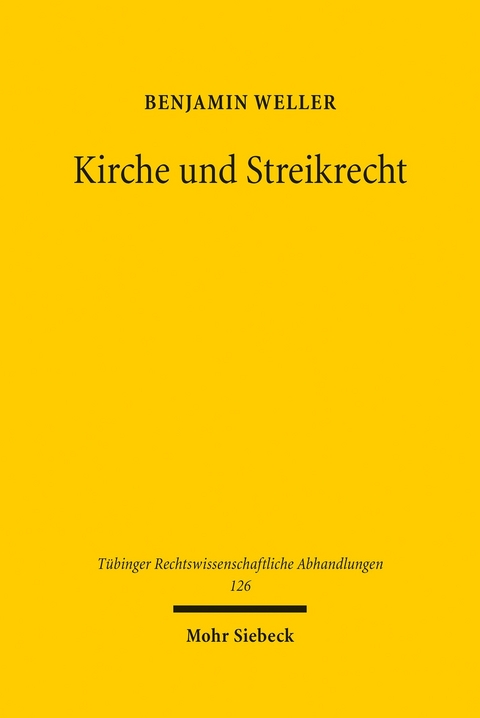 Kirche und Streikrecht -  Benjamin Weller