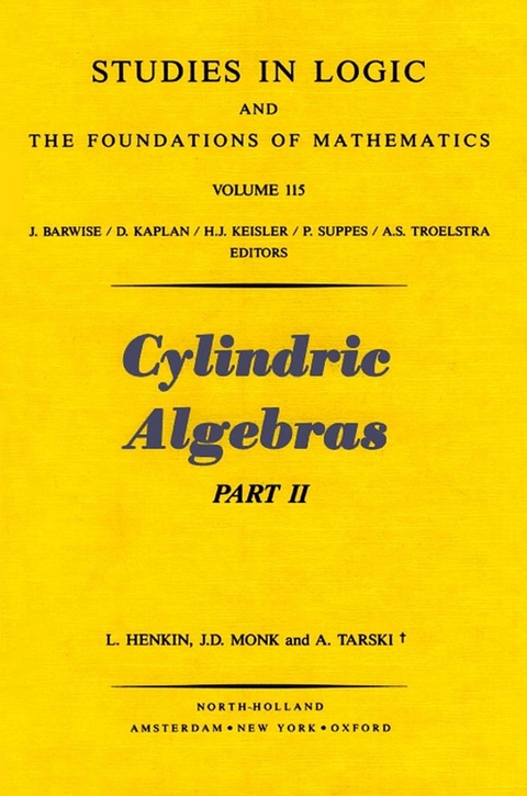 Cylindric Algebras -  Bozzano G Luisa