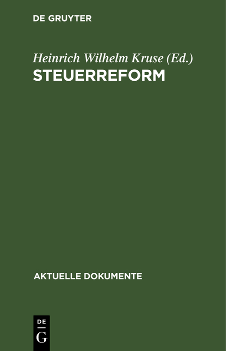 Steuerreform - 