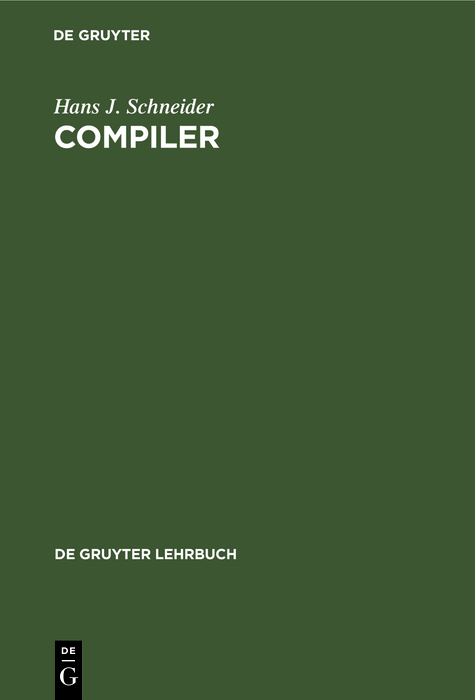 Compiler - Hans J. Schneider