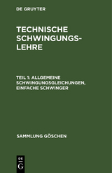 Allgemeine Schwingungsgleichungen, einfache Schwinger - L. Zipperer